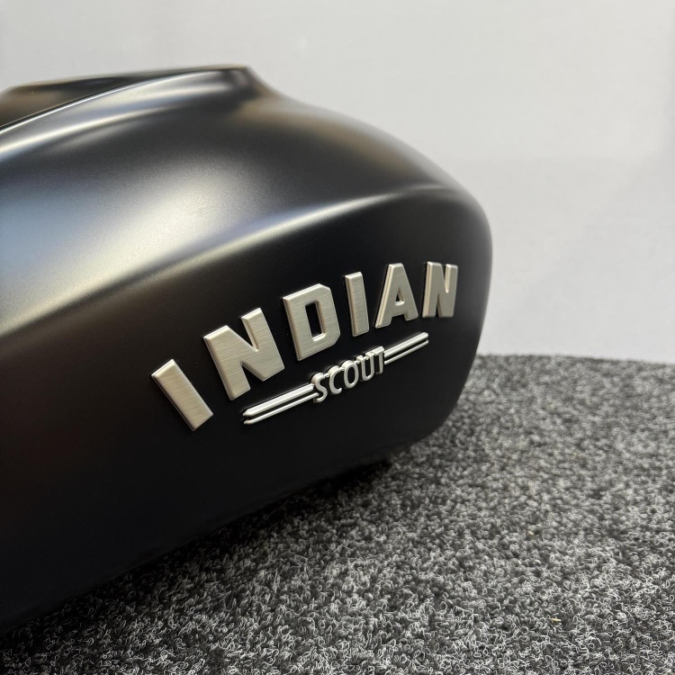 Indian Scout Bobber / Rogue Fuel Tank In Matt Black